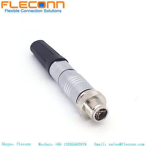 M12 X-Coded 8 Pin Male Assembled Connector