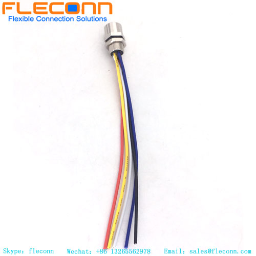 M8 Female Panel Mount Cable, M8 Cable Connector M8 5 pin Connector
