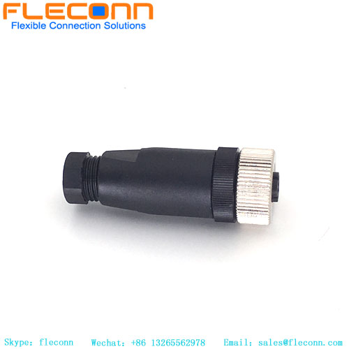 M12 4 Pin Female Circular Connector