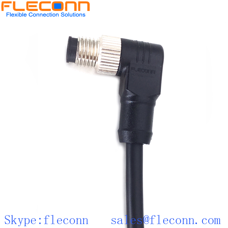 M8 8 Pin Right Angle Cable