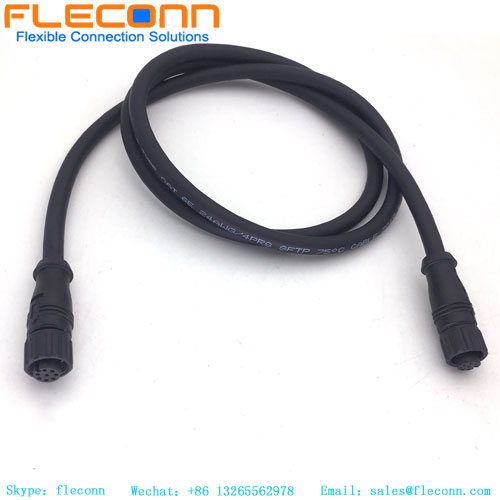 M12 8 Pin Female Extension Cable