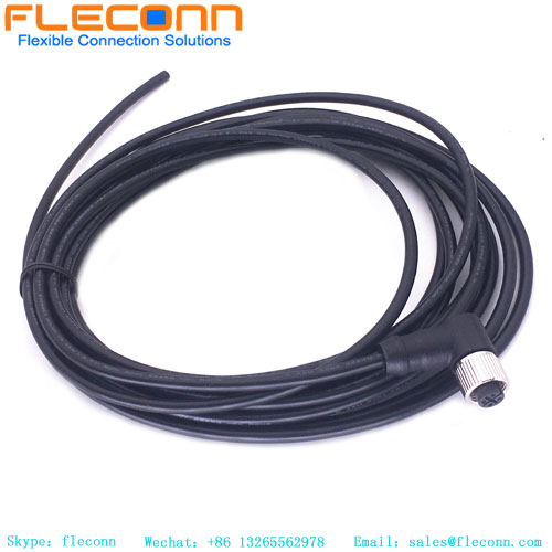 M12 4 Pin Female Ethernet Cable