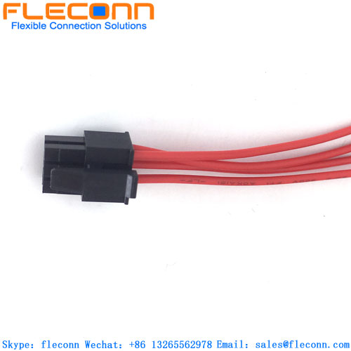 3.0mm Pitch TE 794617-6 6 Pin Connector Wiring Harness