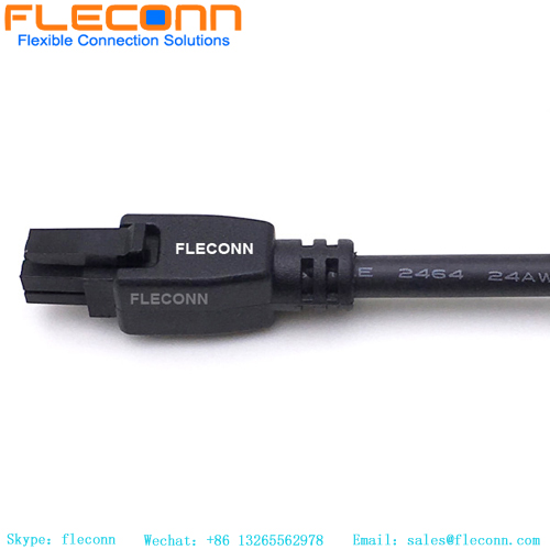 Molex Micro fit 3.0 Cable, 2451320420 4Pin 3.0mm Pitch Wire to Board Connector Overmolded Cable Wire Harness
