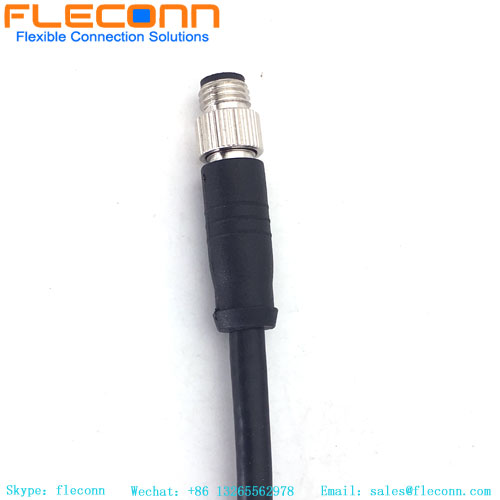 M8 5 Pin Shield Male Connector Cable