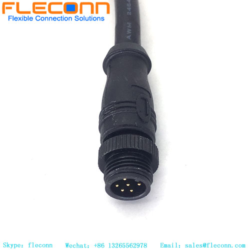 M12 6 Pin A-coded Cable