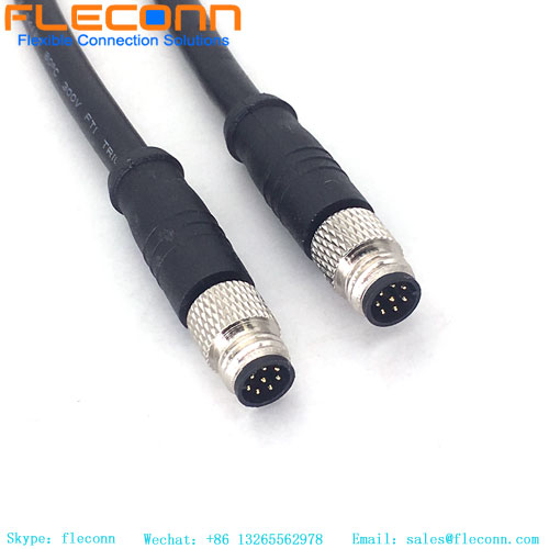 M8 8 Pin Male Cable