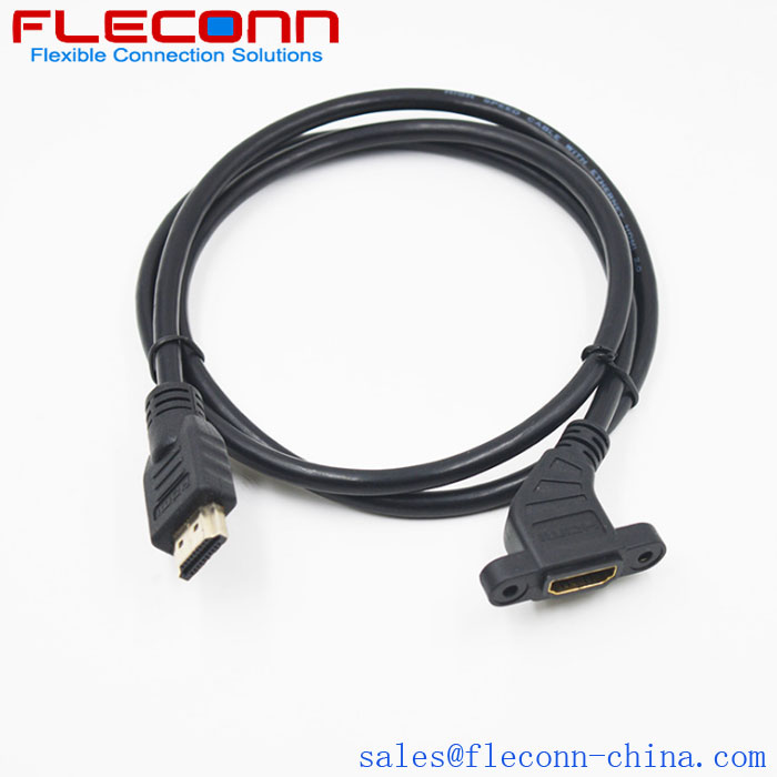 HDMI Male To Female Ear Extension Cable