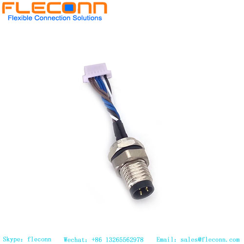 M8 4Pin A Code Male Front Panel Wrie Harness