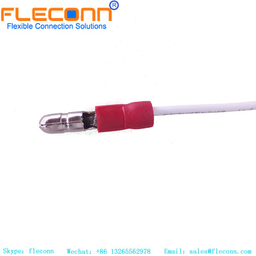 Lug Bullet Male Terminal Crimp Connector Wire Harness, 4mm