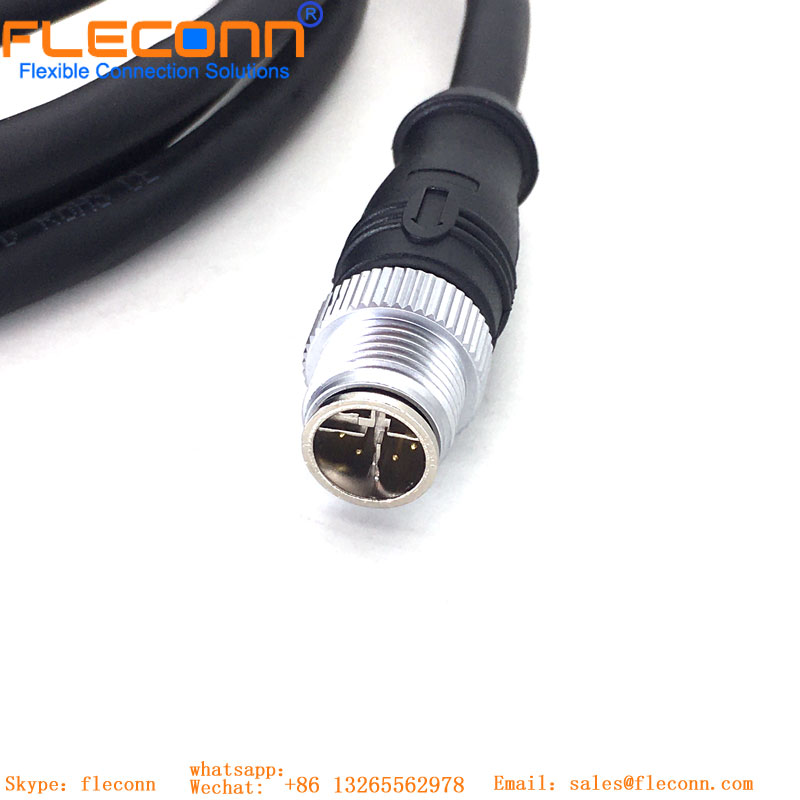 RJ45 To M12 Ethernet Cable