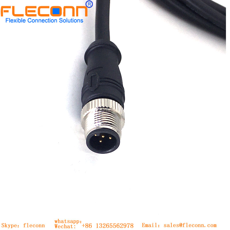 M12 To M12 Cable,5 Pin A-Coded Wateproof Connector cable