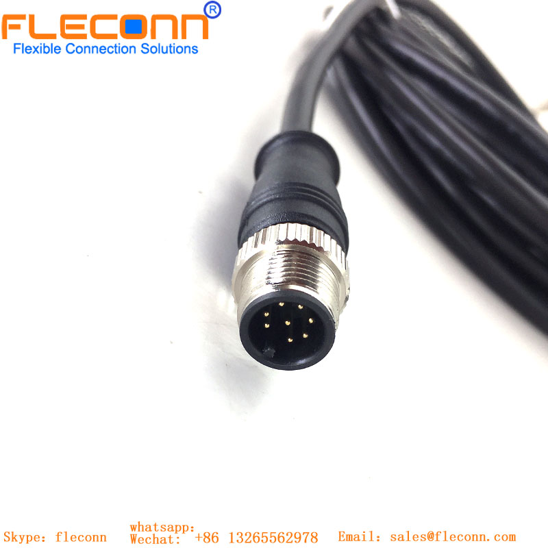 M12 A-Coded 8 Pin Cable