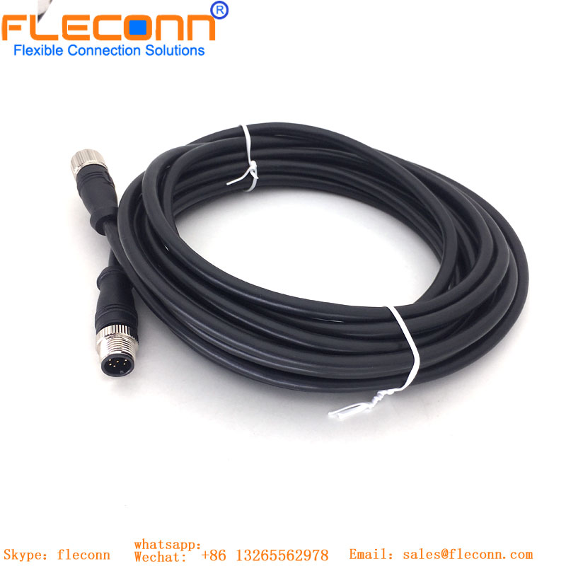 M12 A-Coded 8 Pin Cable