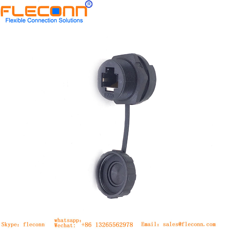 Panel Mount RJ45 Waterproof Connector