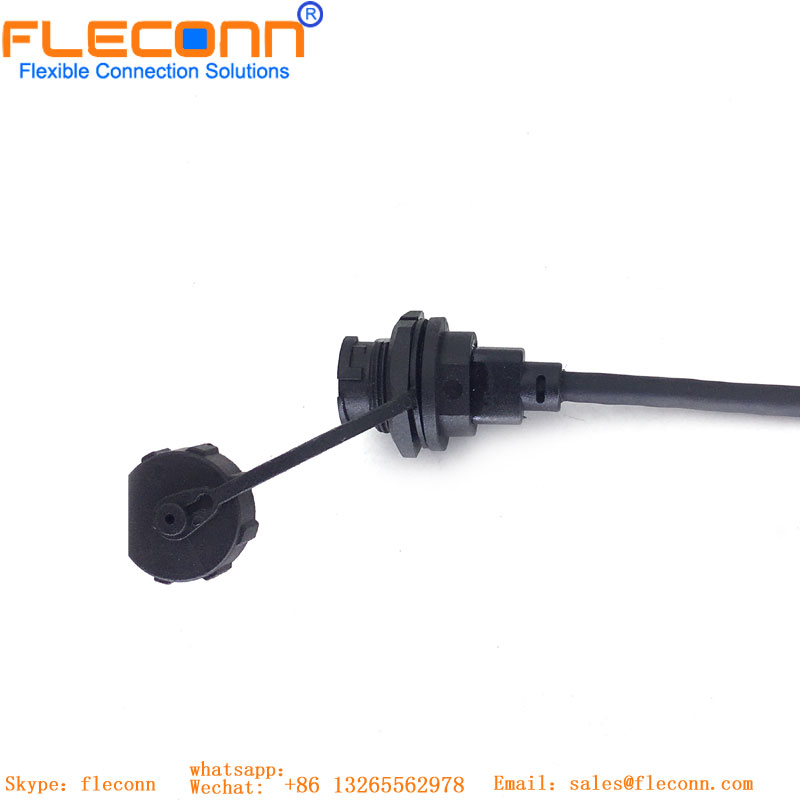 Type-C Female Waterproof Overmoleded Cable（bayonet）