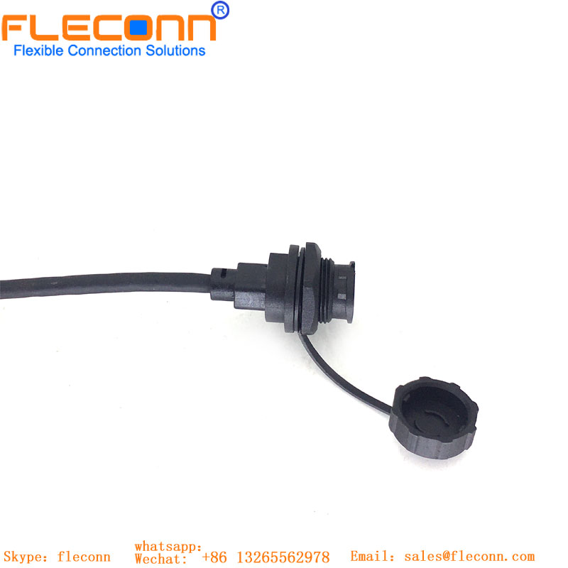 Type-C Female Waterproof Overmoleded Cable（bayonet）