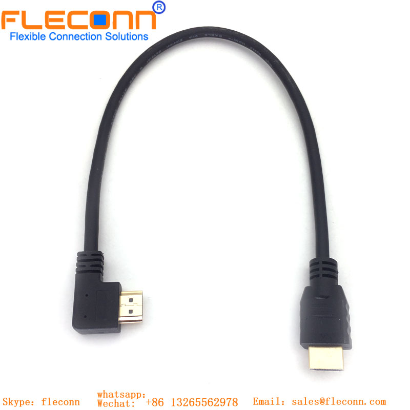 Left Angle 90 Degree High Speed HDMI Cable