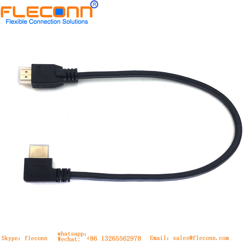Left Angle 90 Degree High Speed HDMI Cable