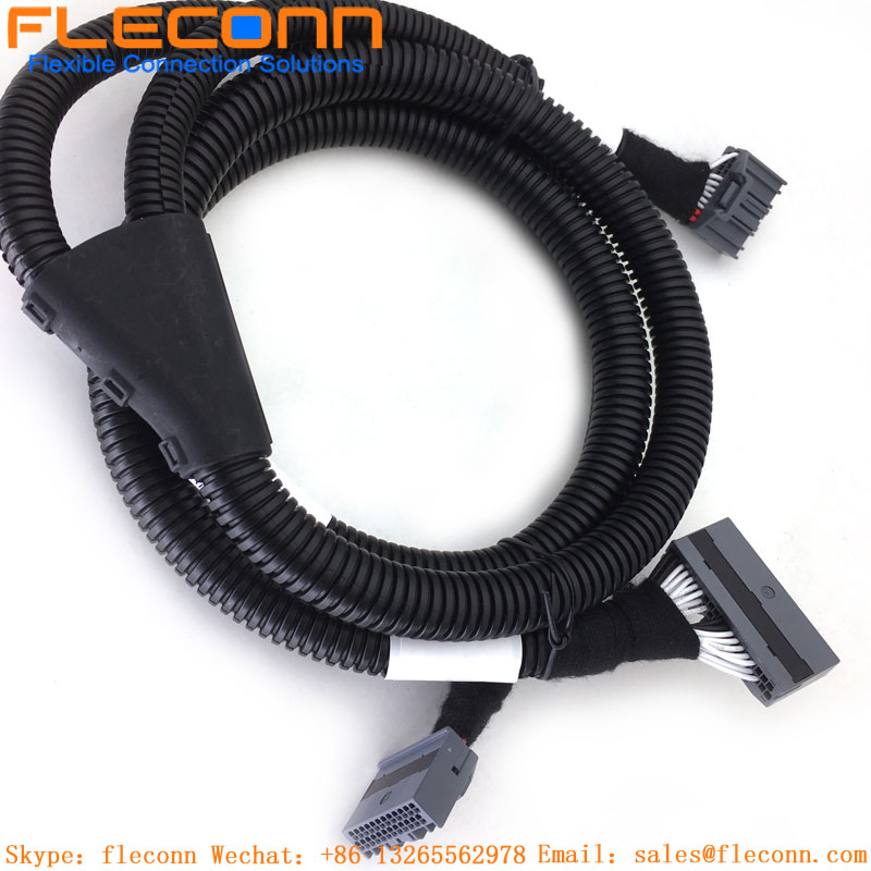 JAE MX34 Series 40P Male To 24P Male Cable Assembly