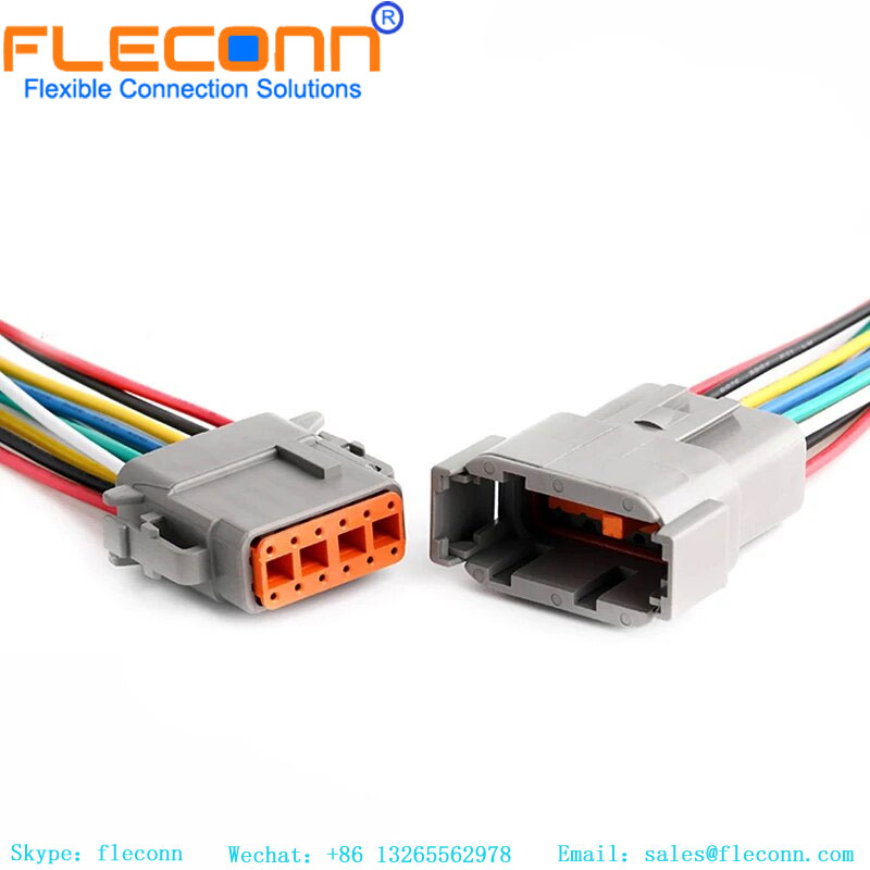 Deutsch DTM Series Cable Assemblies – Custom Waterproof Connectors by Fleconn