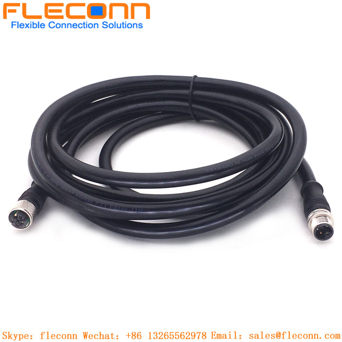 M12 L-Coded Connector Cable