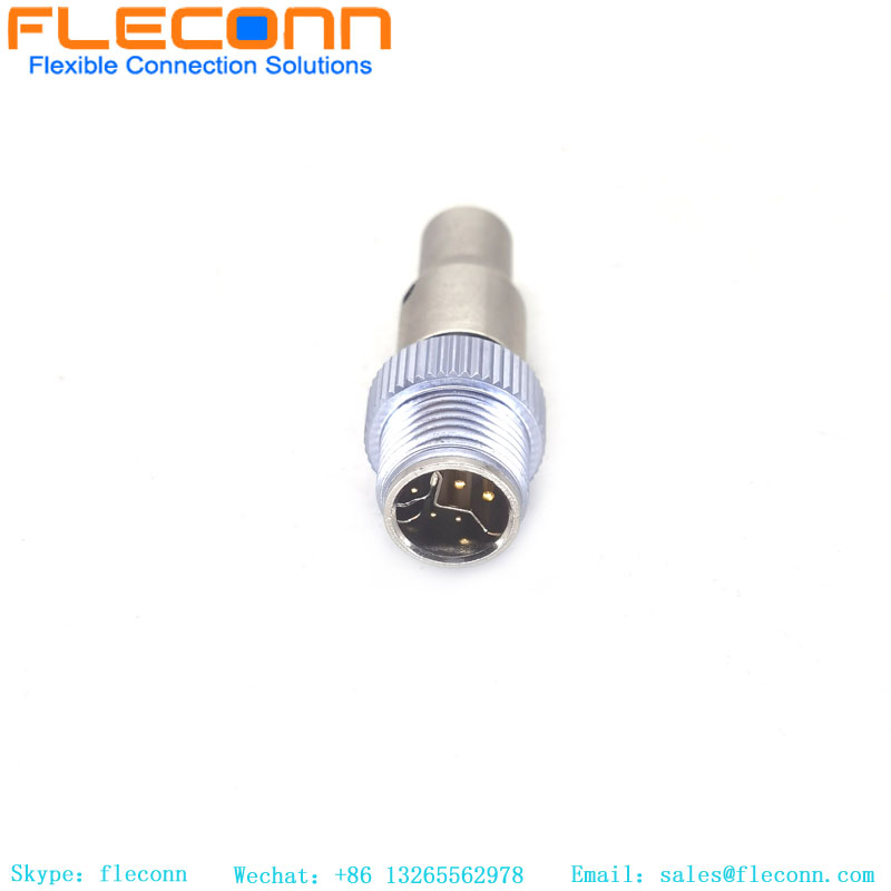 M12 Y-Coded Molded Cable Connector