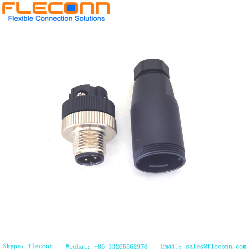 M12 4-pin A-Code Male Straight Connector M12 4-pin A-Code Male Straight Connector