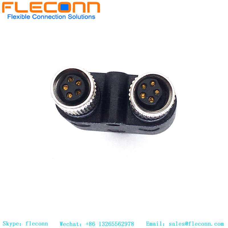 M8 Y Type 5 Pin Sensor Cable Connector