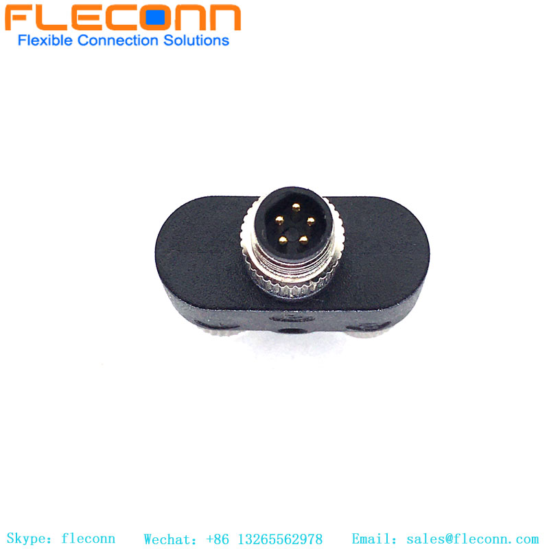 M8 Y Type 5 Pin Sensor Cable Connector